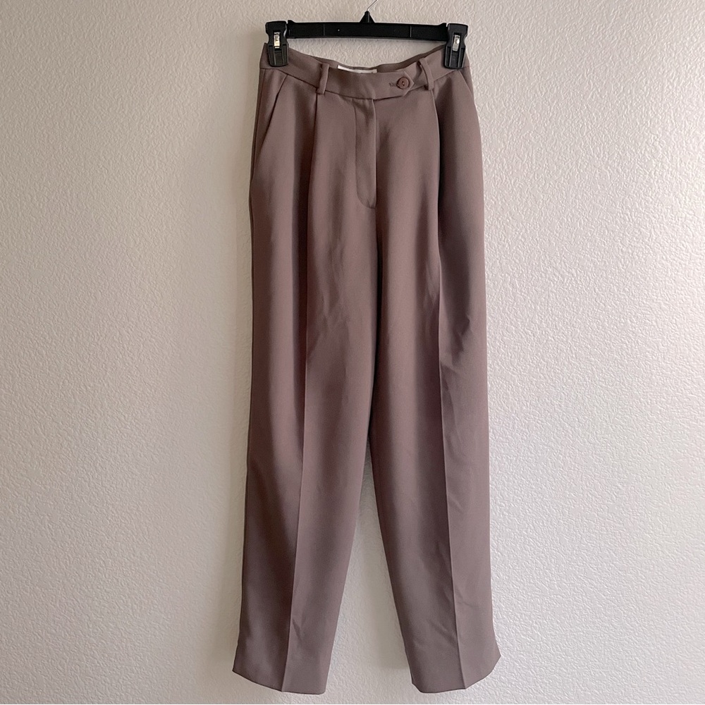 Focus 2000 Charles Glueck Women's Size 2P Light Brown Dress Pants